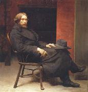 Sir William Orpen Augustus John oil painting on canvas